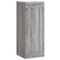 vidaXL Highboard Grau Sonoma 34,5x34x180 cm Holzwerkstoff vidaXL Highboard Grau Sonoma 34,5x34x180 cm Holzwerkstoff