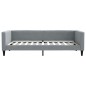 vidaXL Tagesbett Ausziehbar Hellgrau 100x200 cm Stoff vidaXL Tagesbett Ausziehbar Hellgrau 100x200 cm Stoff
