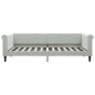 vidaXL Tagesbett Ausziehbar Hellgrau 90x200 cm Samt vidaXL Tagesbett Ausziehbar Hellgrau 90x200 cm Samt