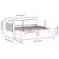 vidaXL Tagesbett Ausziehbar Hellgrau 90x200 cm Samt vidaXL Tagesbett Ausziehbar Hellgrau 90x200 cm Samt