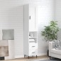 vidaXL Highboard Weiß 34,5x34x180 cm Holzwerkstoff vidaXL Highboard Weiß 34,5x34x180 cm Holzwerkstoff