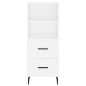 vidaXL Highboard Weiß 34,5x34x180 cm Holzwerkstoff vidaXL Highboard Weiß 34,5x34x180 cm Holzwerkstoff