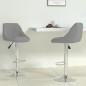 Barhocker 2 Stk. Hellgrau Samt Barhocker 2 Stk. Hellgrau Samt