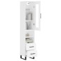 vidaXL Highboard Weiß 34,5x34x180 cm Holzwerkstoff vidaXL Highboard Weiß 34,5x34x180 cm Holzwerkstoff