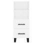 vidaXL Highboard Weiß 34,5x34x180 cm Holzwerkstoff vidaXL Highboard Weiß 34,5x34x180 cm Holzwerkstoff