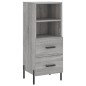 vidaXL Highboard Grau Sonoma 34,5x34x180 cm Holzwerkstoff vidaXL Highboard Grau Sonoma 34,5x34x180 cm Holzwerkstoff