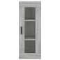 vidaXL Highboard Grau Sonoma 34,5x34x180 cm Holzwerkstoff vidaXL Highboard Grau Sonoma 34,5x34x180 cm Holzwerkstoff