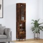 vidaXL Highboard Räuchereiche 34,5x34x180 cm Holzwerkstoff vidaXL Highboard Räuchereiche 34,5x34x180 cm Holzwerkstoff