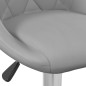 Barhocker 2 Stk. Hellgrau Samt Barhocker 2 Stk. Hellgrau Samt