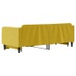 vidaXL Tagesbett Ausziehbar Gelb 80x200 cm Samt