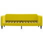 vidaXL Tagesbett Ausziehbar Gelb 80x200 cm Samt