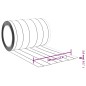 vidaXL Türvorhang Transparent 300x2,6 mm 25 m PVC vidaXL Türvorhang Transparent 300x2,6 mm 25 m PVC