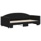 vidaXL Tagesbett Ausziehbar Schwarz 90x200 cm Samt vidaXL Tagesbett Ausziehbar Schwarz 90x200 cm Samt