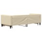 vidaXL Tagesbett Ausziehbar Creme 80x200 cm Stoff vidaXL Tagesbett Ausziehbar Creme 80x200 cm Stoff