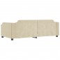 vidaXL Tagesbett Ausziehbar Creme 80x200 cm Stoff vidaXL Tagesbett Ausziehbar Creme 80x200 cm Stoff