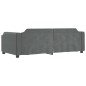 vidaXL Tagesbett Ausziehbar Dunkelgrau 80x200 cm Stoff vidaXL Tagesbett Ausziehbar Dunkelgrau 80x200 cm Stoff