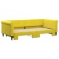 vidaXL Tagesbett Ausziehbar Gelb 90x200 cm Samt vidaXL Tagesbett Ausziehbar Gelb 90x200 cm Samt