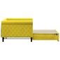 vidaXL Tagesbett Ausziehbar Gelb 90x200 cm Samt vidaXL Tagesbett Ausziehbar Gelb 90x200 cm Samt