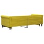 vidaXL Tagesbett Ausziehbar Gelb 90x200 cm Samt vidaXL Tagesbett Ausziehbar Gelb 90x200 cm Samt