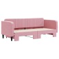 vidaXL Tagesbett Ausziehbar Rosa 80x200 cm Samt vidaXL Tagesbett Ausziehbar Rosa 80x200 cm Samt