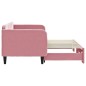 vidaXL Tagesbett Ausziehbar Rosa 80x200 cm Samt vidaXL Tagesbett Ausziehbar Rosa 80x200 cm Samt