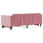 vidaXL Tagesbett Ausziehbar Rosa 80x200 cm Samt vidaXL Tagesbett Ausziehbar Rosa 80x200 cm Samt
