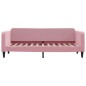 vidaXL Tagesbett Ausziehbar Rosa 80x200 cm Samt vidaXL Tagesbett Ausziehbar Rosa 80x200 cm Samt