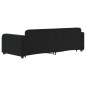 vidaXL Tagesbett Ausziehbar Schwarz 90x200 cm Samt vidaXL Tagesbett Ausziehbar Schwarz 90x200 cm Samt
