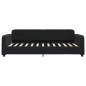 vidaXL Tagesbett Ausziehbar Schwarz 90x200 cm Samt vidaXL Tagesbett Ausziehbar Schwarz 90x200 cm Samt
