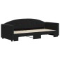 vidaXL Tagesbett Ausziehbar Schwarz 80x200 cm Samt vidaXL Tagesbett Ausziehbar Schwarz 80x200 cm Samt