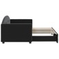 vidaXL Tagesbett Ausziehbar Schwarz 80x200 cm Samt vidaXL Tagesbett Ausziehbar Schwarz 80x200 cm Samt
