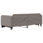 vidaXL Tagesbett Ausziehbar Taupe 90x200 cm Stoff vidaXL Tagesbett Ausziehbar Taupe 90x200 cm Stoff