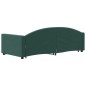 vidaXL Tagesbett Ausziehbar Dunkelgrün 90x200 cm Samt vidaXL Tagesbett Ausziehbar Dunkelgrün 90x200 cm Samt