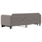 vidaXL Tagesbett Ausziehbar Taupe 80x200 cm Stoff vidaXL Tagesbett Ausziehbar Taupe 80x200 cm Stoff