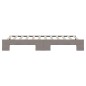 vidaXL Tagesbett Ausziehbar Taupe 90x200 cm Stoff vidaXL Tagesbett Ausziehbar Taupe 90x200 cm Stoff