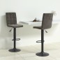 Barhocker 2 Stk. Dunkelgrau Samt Barhocker 2 Stk. Dunkelgrau Samt