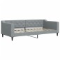 vidaXL Tagesbett Ausziehbar Hellgrau 90x200 cm Stoff vidaXL Tagesbett Ausziehbar Hellgrau 90x200 cm Stoff