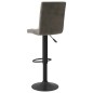 Barhocker 2 Stk. Dunkelgrau Samt Barhocker 2 Stk. Dunkelgrau Samt