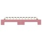 vidaXL Tagesbett Ausziehbar Rosa 100x200 cm Samt vidaXL Tagesbett Ausziehbar Rosa 100x200 cm Samt