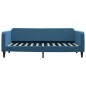 vidaXL Tagesbett Ausziehbar Blau 90x200 cm Samt vidaXL Tagesbett Ausziehbar Blau 90x200 cm Samt