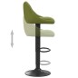 Barhocker 2 Stk. Hellgrün Samt Barhocker 2 Stk. Hellgrün Samt
