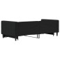 vidaXL Tagesbett Ausziehbar Schwarz 90x200 cm Samt vidaXL Tagesbett Ausziehbar Schwarz 90x200 cm Samt