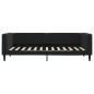 vidaXL Tagesbett Ausziehbar Schwarz 90x200 cm Samt vidaXL Tagesbett Ausziehbar Schwarz 90x200 cm Samt