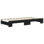 vidaXL Tagesbett Ausziehbar Schwarz 90x200 cm Samt vidaXL Tagesbett Ausziehbar Schwarz 90x200 cm Samt