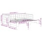 vidaXL Tagesbett Ausziehbar Schwarz 90x200 cm Samt vidaXL Tagesbett Ausziehbar Schwarz 90x200 cm Samt