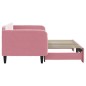 vidaXL Tagesbett Ausziehbar Rosa 90x200 cm Samt vidaXL Tagesbett Ausziehbar Rosa 90x200 cm Samt
