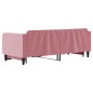 vidaXL Tagesbett Ausziehbar Rosa 90x200 cm Samt vidaXL Tagesbett Ausziehbar Rosa 90x200 cm Samt
