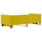 vidaXL Tagesbett Ausziehbar Gelb 90x200 cm Samt vidaXL Tagesbett Ausziehbar Gelb 90x200 cm Samt
