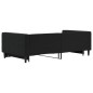 vidaXL Tagesbett Ausziehbar Schwarz 100x200 cm Samt vidaXL Tagesbett Ausziehbar Schwarz 100x200 cm Samt