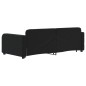 vidaXL Tagesbett Ausziehbar Schwarz 90x190 cm Samt vidaXL Tagesbett Ausziehbar Schwarz 90x190 cm Samt